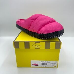 CIRCUS by Sam Edelman Hollin Puffer Slipper in Pink Crush Size 7 NWT